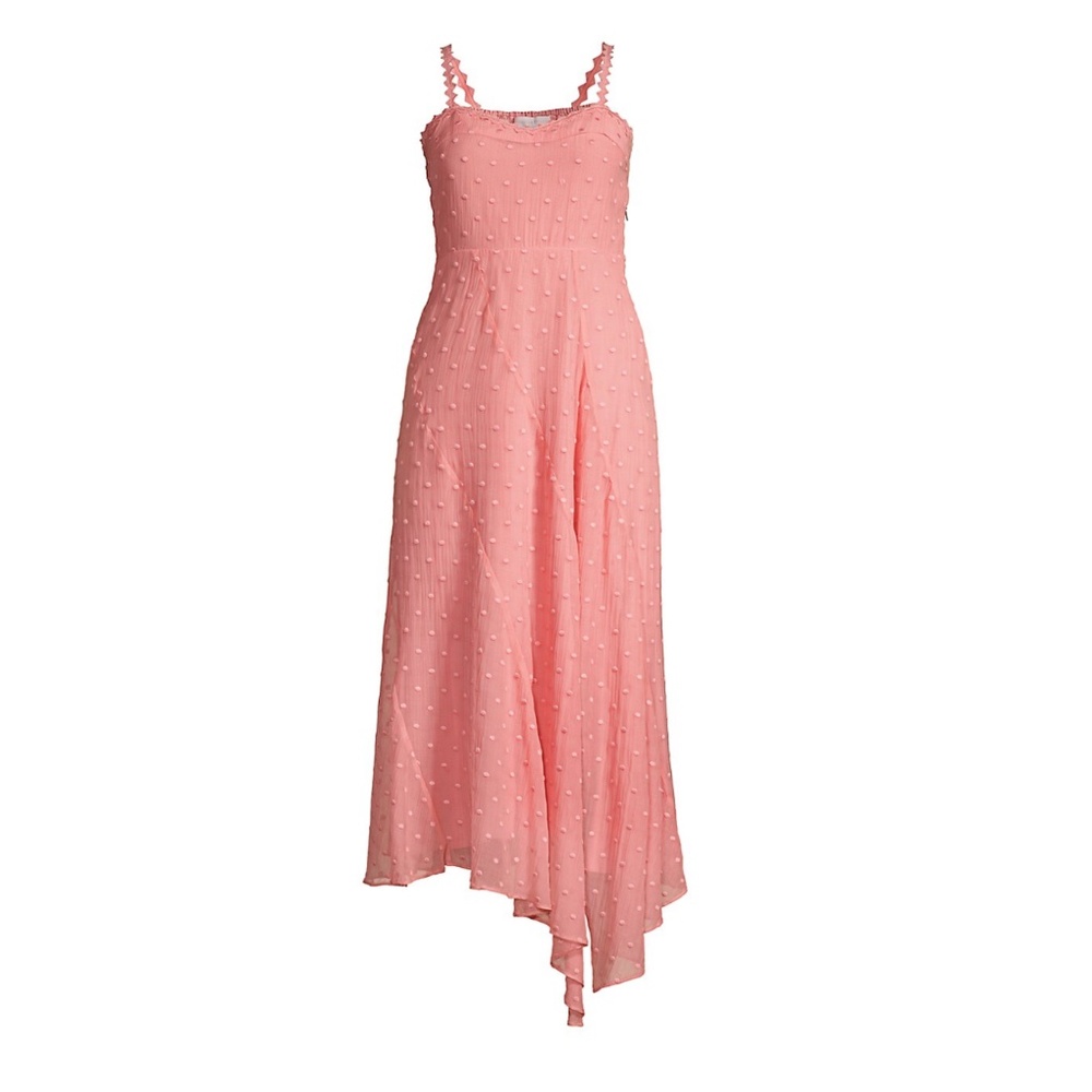 New with tags - Rebecca Taylor Polished Dot Embroidered Midi Dress - Size 6
